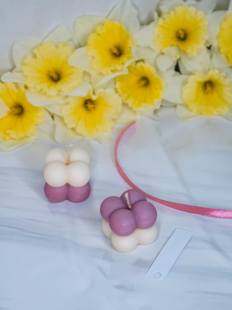 Marturii Botez lumanare Bubble  - simpla - imagine 7
